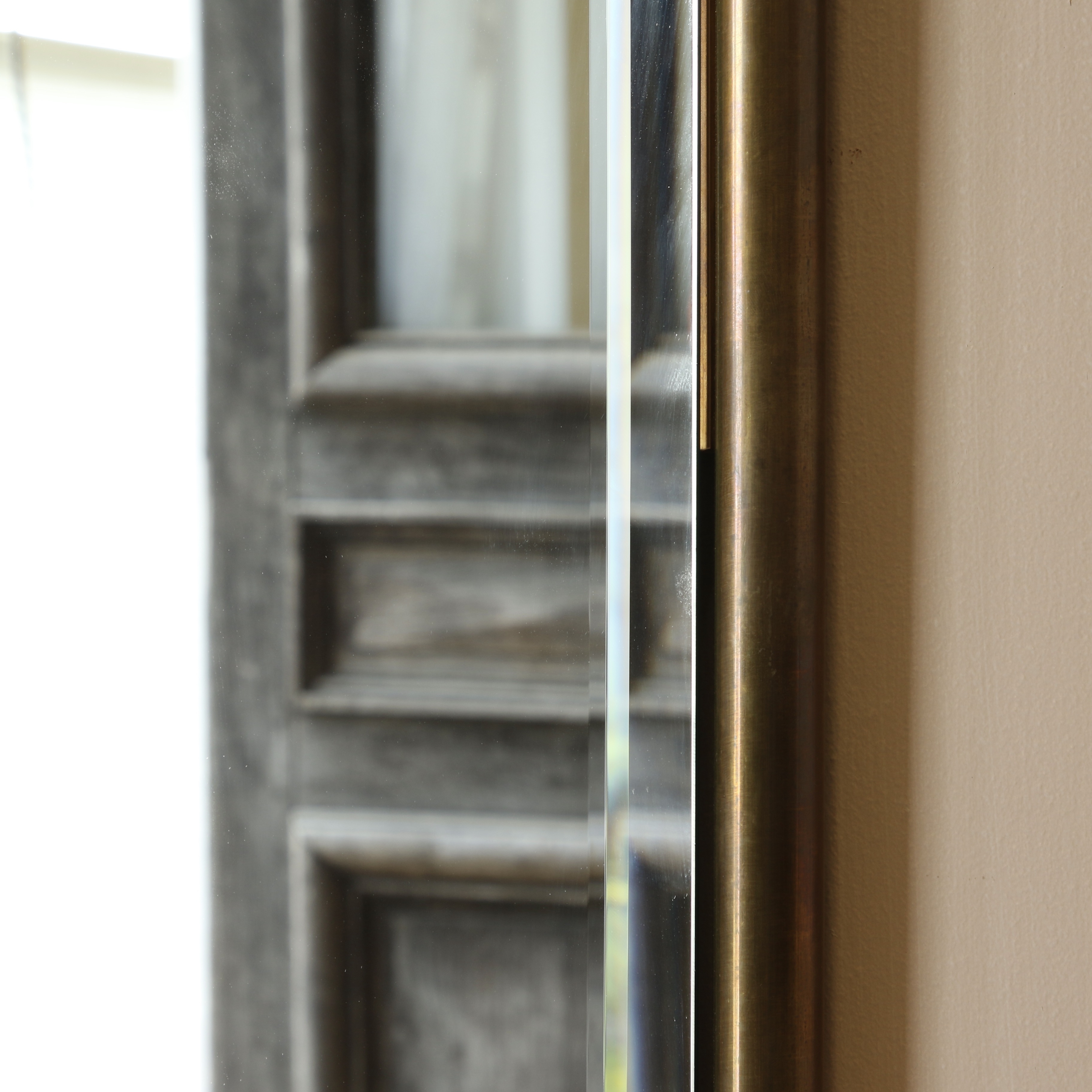 Horizon Mirror in Antique Brass // JS Editions